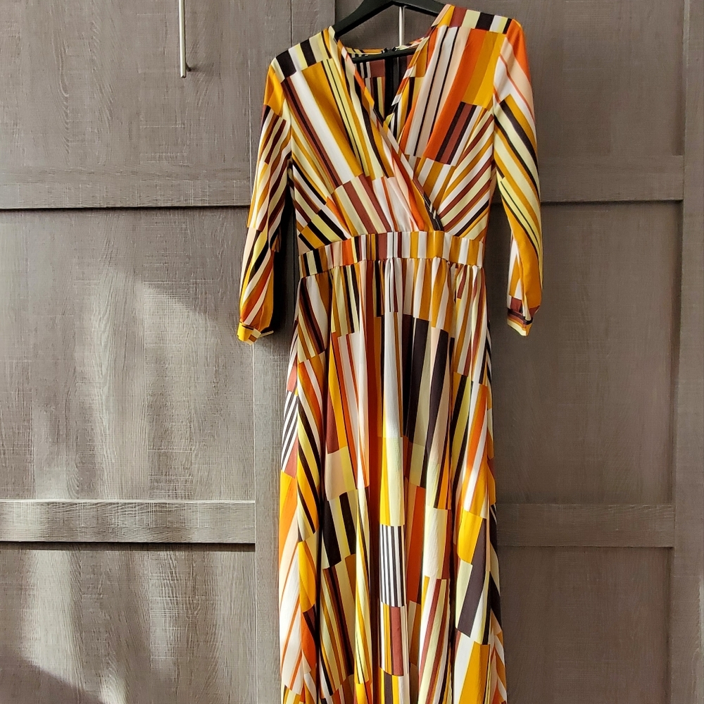 VINTAGE Graphic Print Maxi